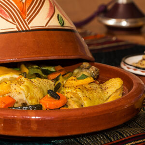 Tajine poulet citron confit